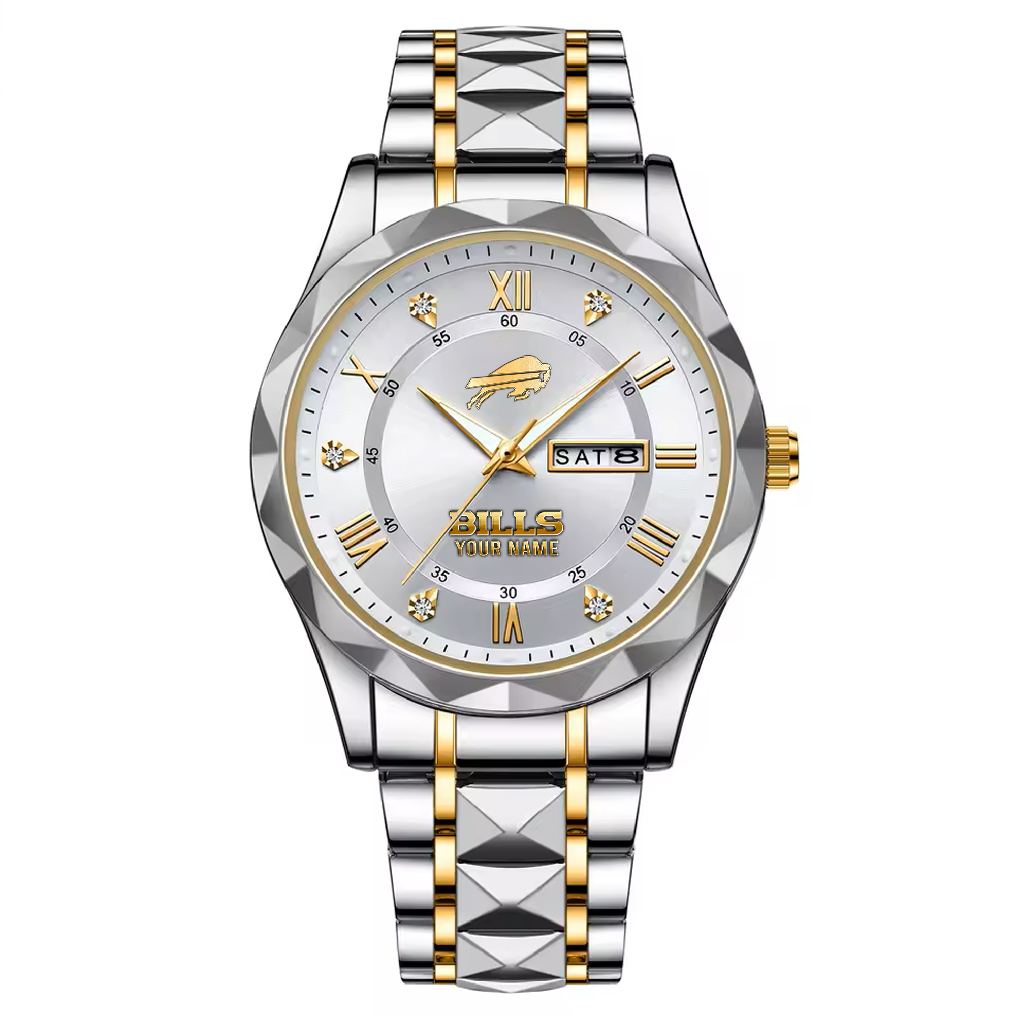 Gold Silver White-0