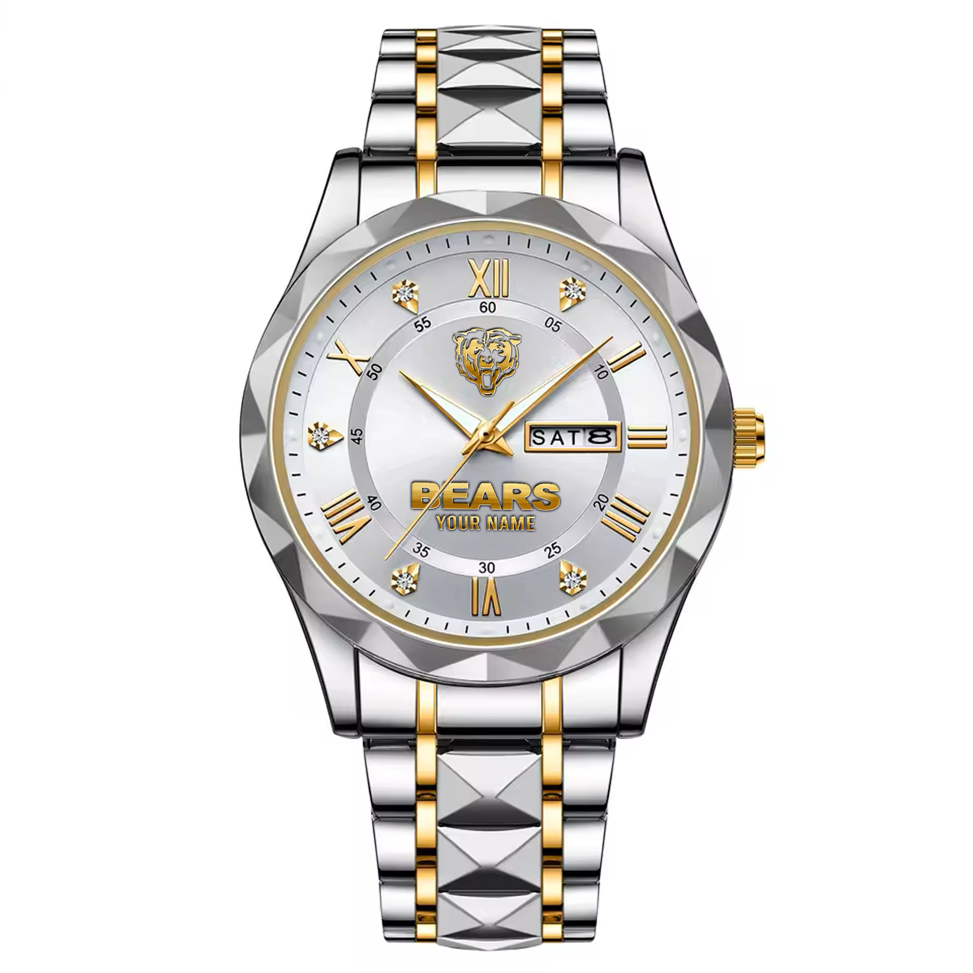 Gold Silver White