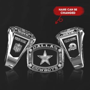 VS2 Cowboys Custom Name Classic Genuine Silver Ring