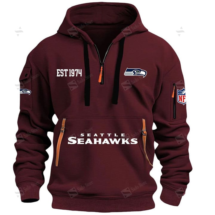 Limited Edition - EST 1974 - NF - SEA - HOODIE HALF ZIPPER - BON50821030 (1)
