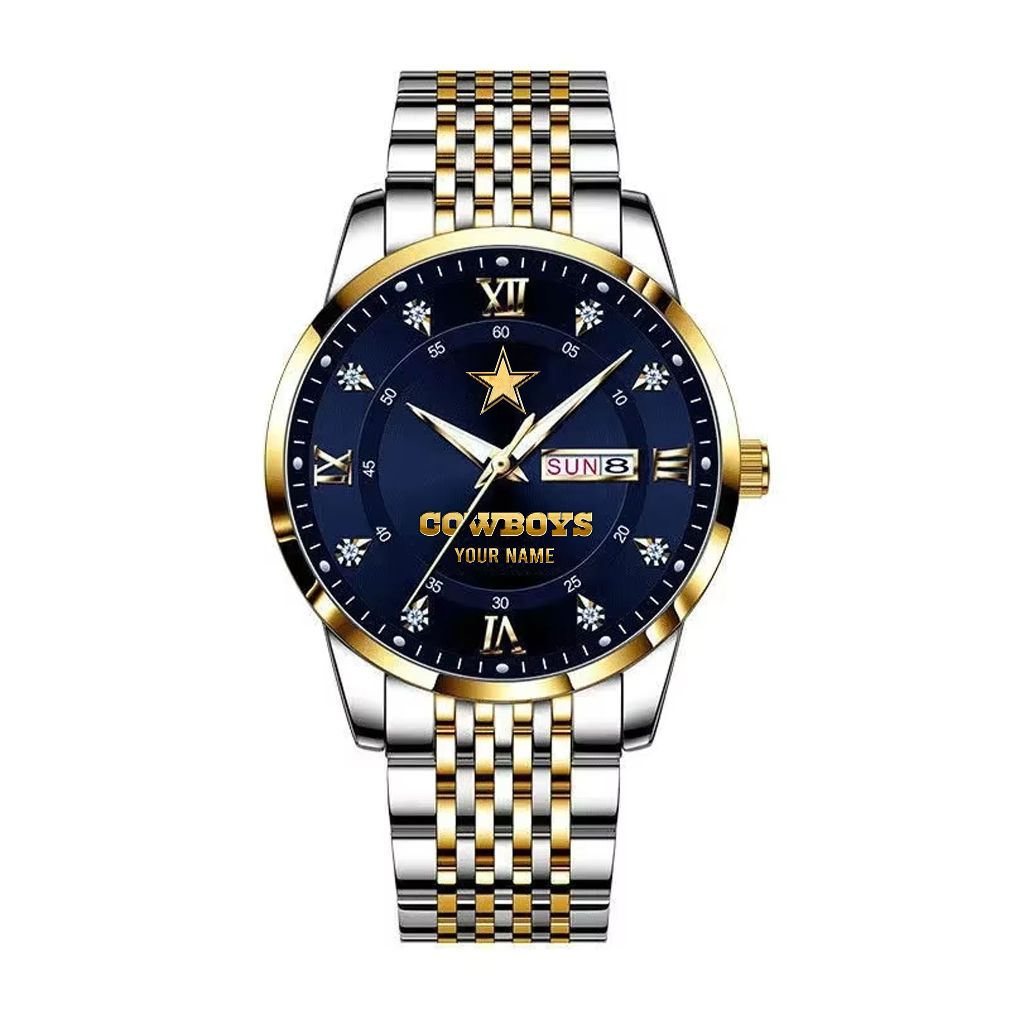 Silver Gold Blue