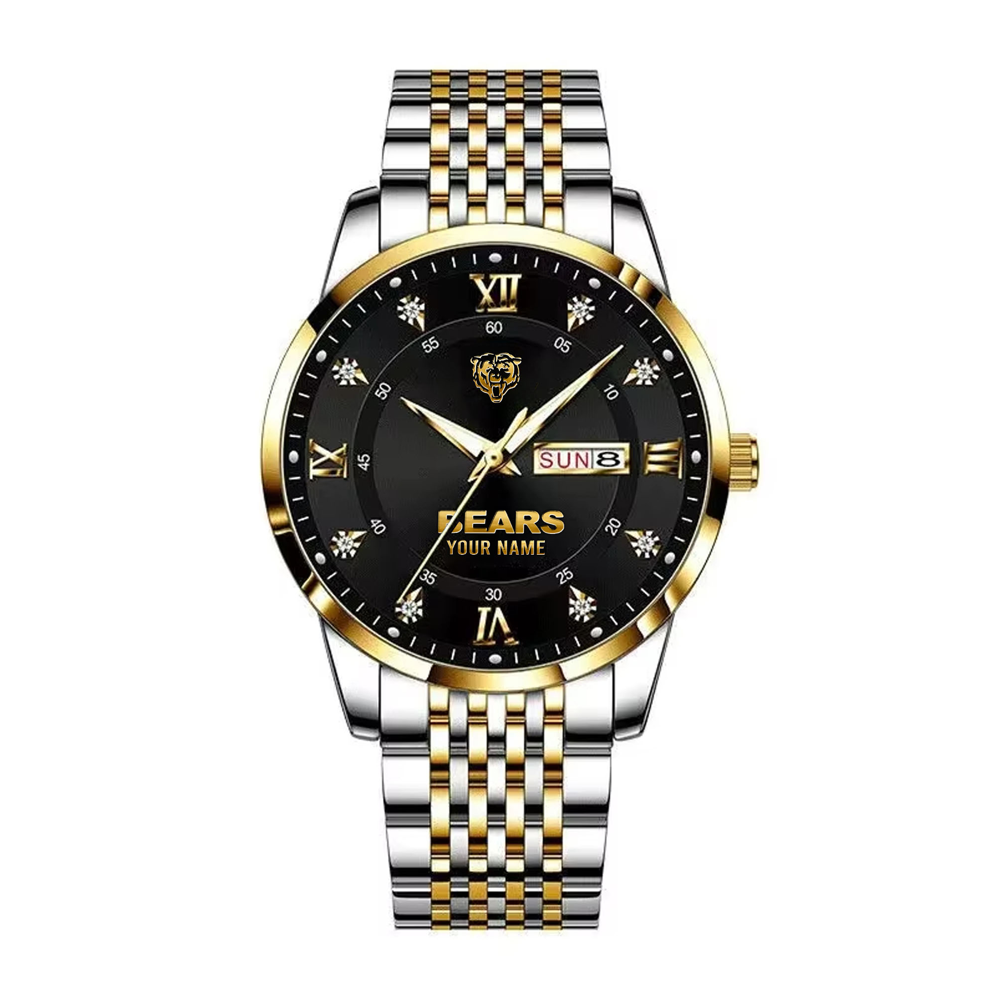 Chicago BearsSilver Gold Black_2