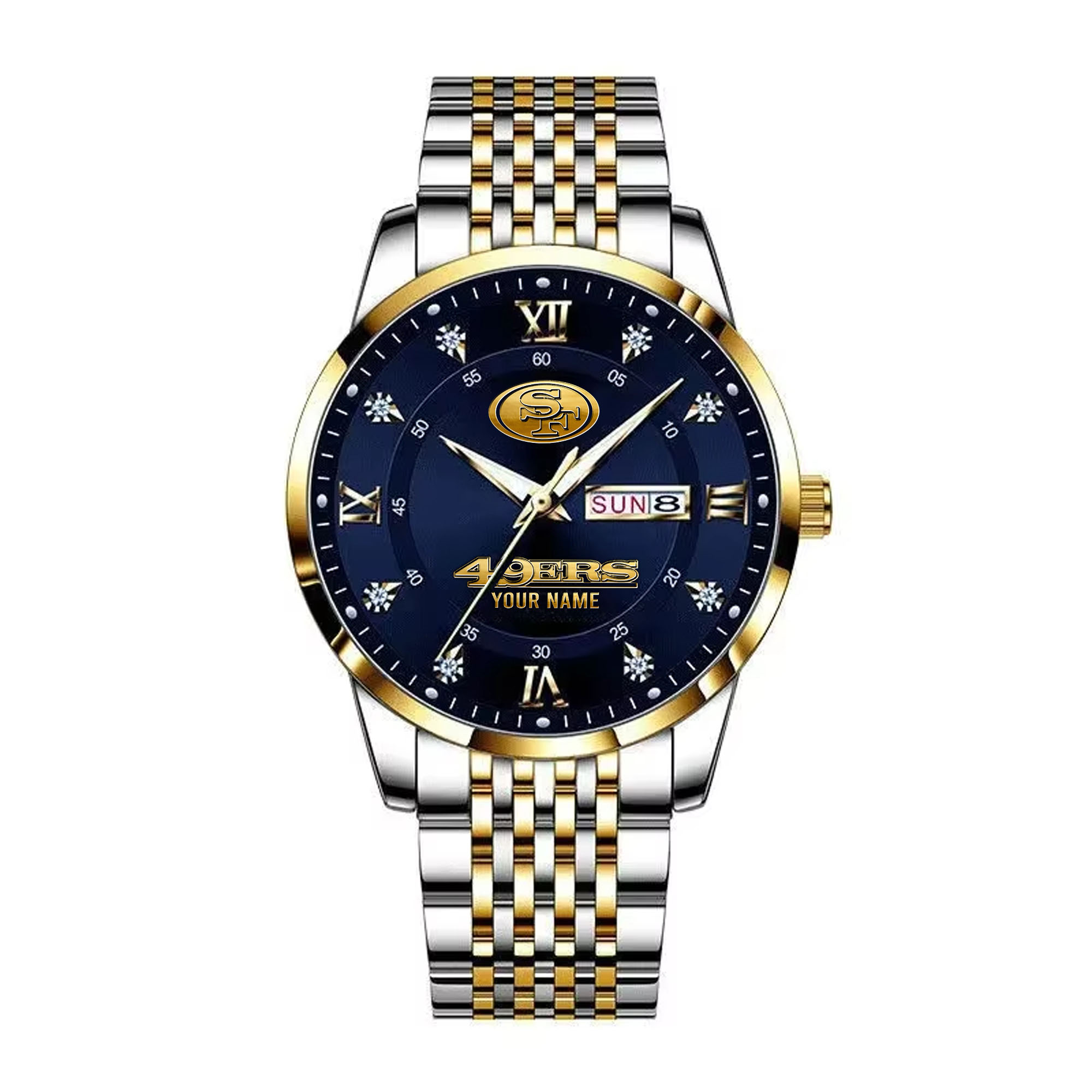 Silver Gold Blue