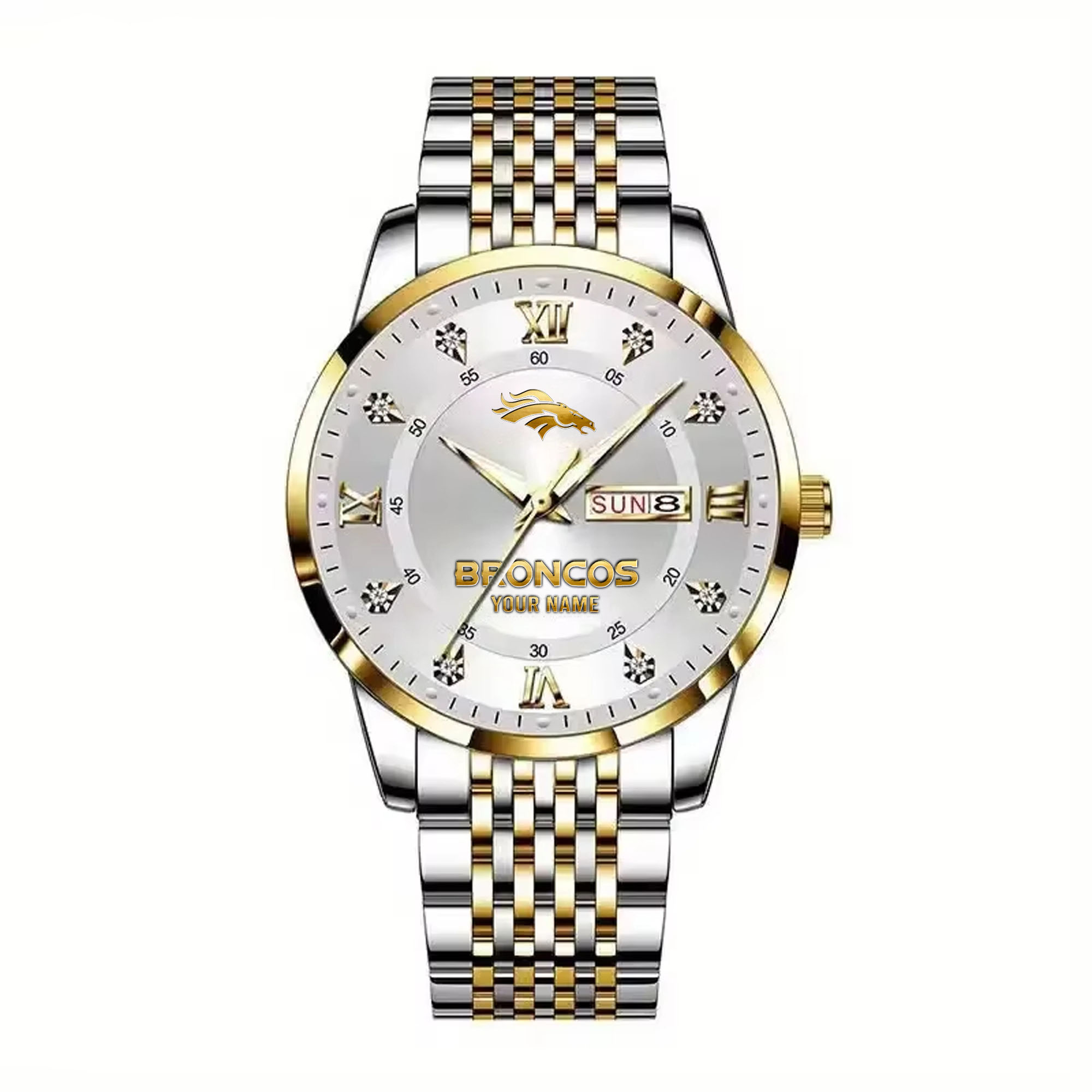 Silver Gold White