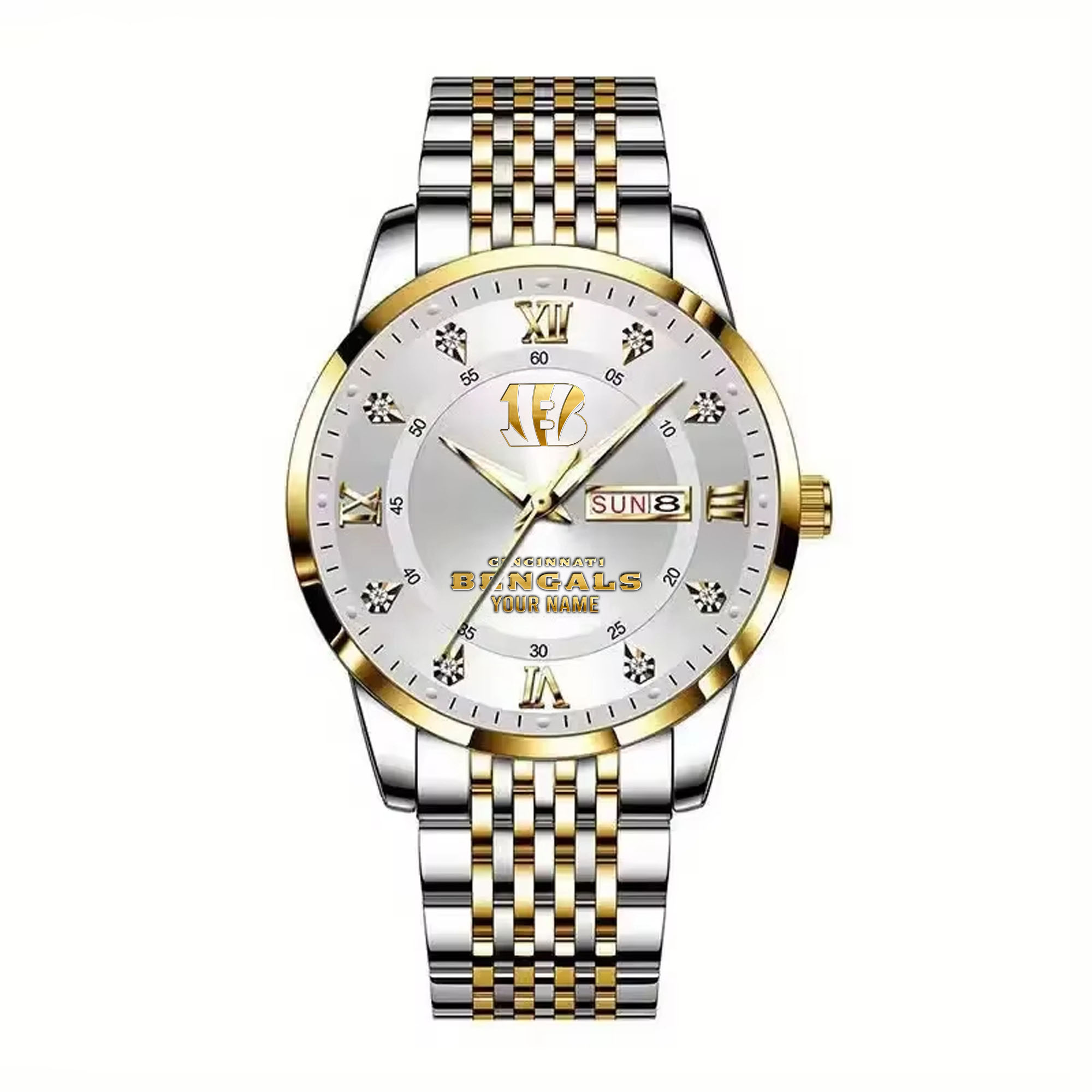 Silver Gold White