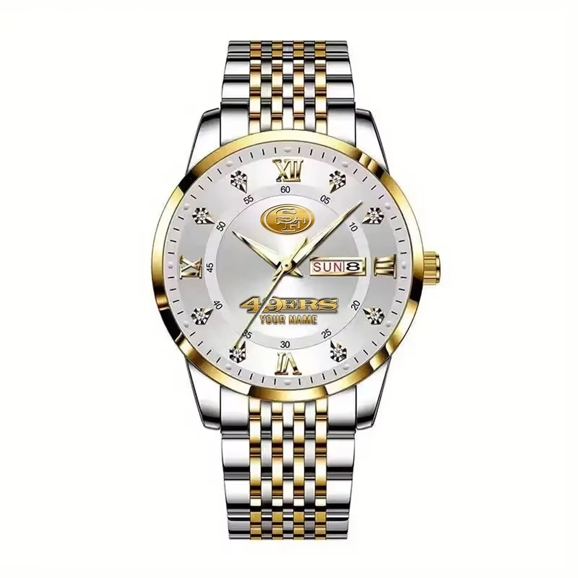 Silver Gold White