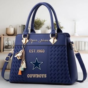 VS11 DLCB Custom Name Classic Leather Handbag