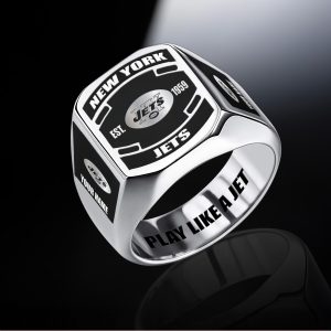 VS16 NYJT Custom Name Classic Design Ring