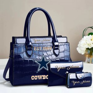 VS09 DLCB Custom Name Classic Leather Handbag