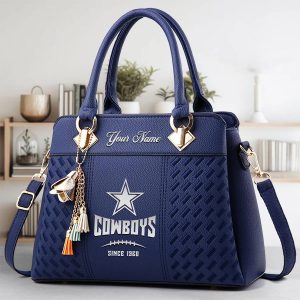 VS08 DLCB Custom Name Classic Leather Handbag