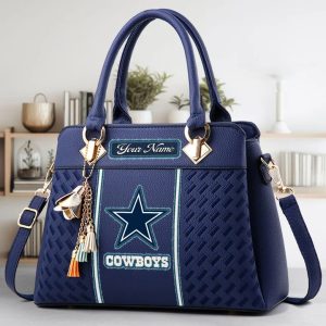 VS15 DLCB Custom Name Classic Leather Handbag