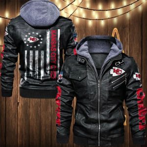VS05 KCCH Custom Name Designed Casual Winter Leather Jacket