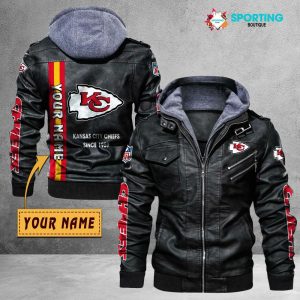 VS12 KCCH Custom Name Designed Casual Winter Leather Jacket