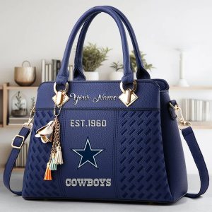 VS10 DLCB Custom Name Classic Leather Handbag