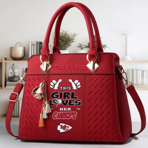 VS8 KCCH Custom Name Classic Leather Handbag