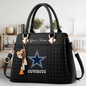 VS04 DLCB Custom Name Classic Leather Handbag