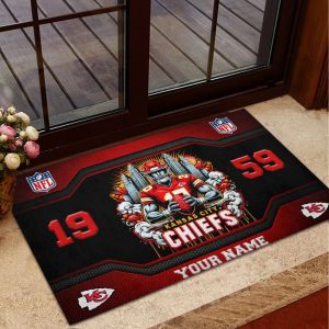 VS02 KCCH Home Sweet Home Personalized Doormat