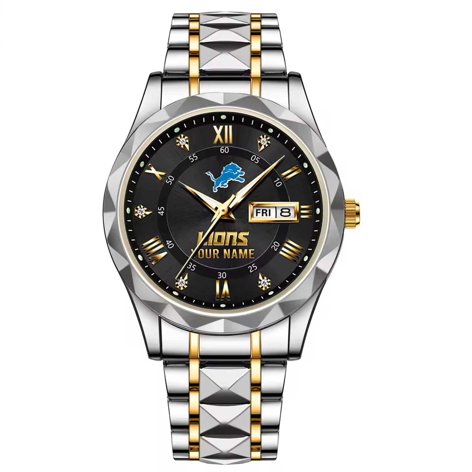 Gold Silver Black-