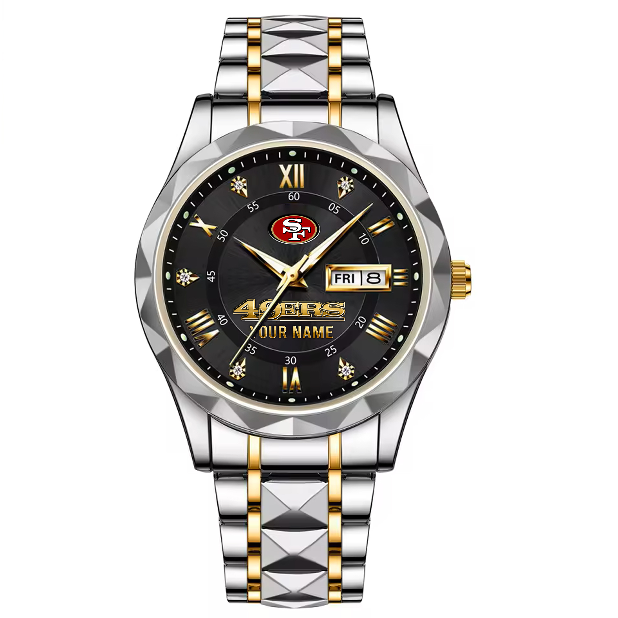 Gold Silver Black-
