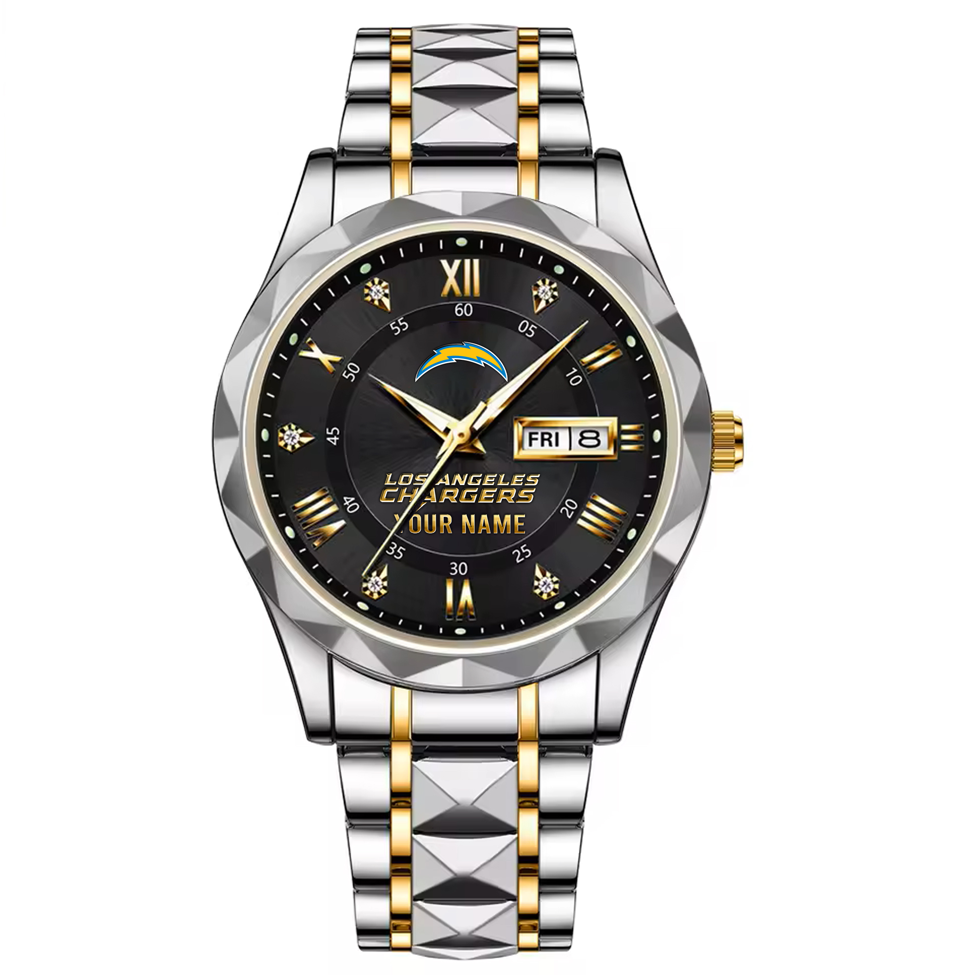Gold Silver Black-
