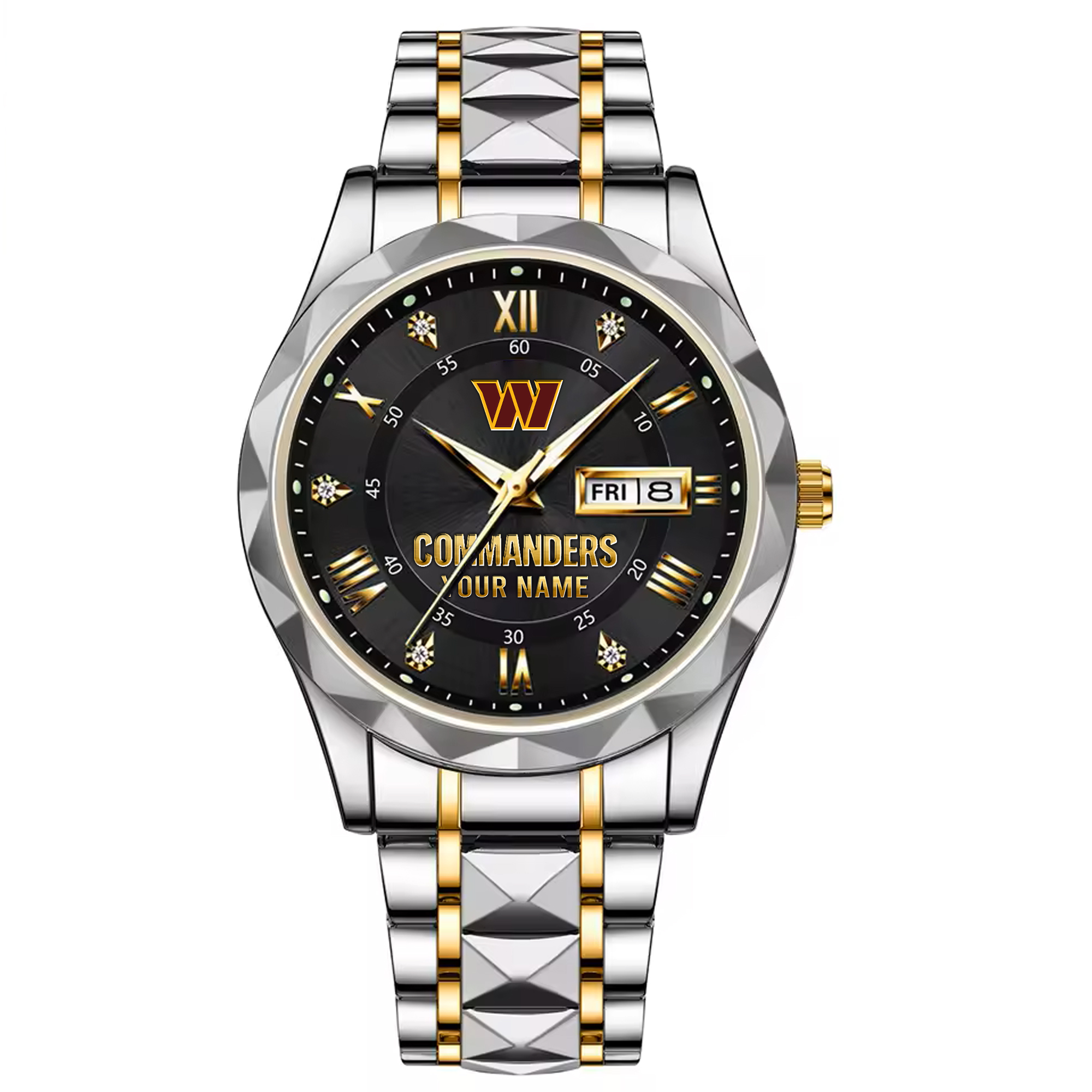 Gold Silver Black-