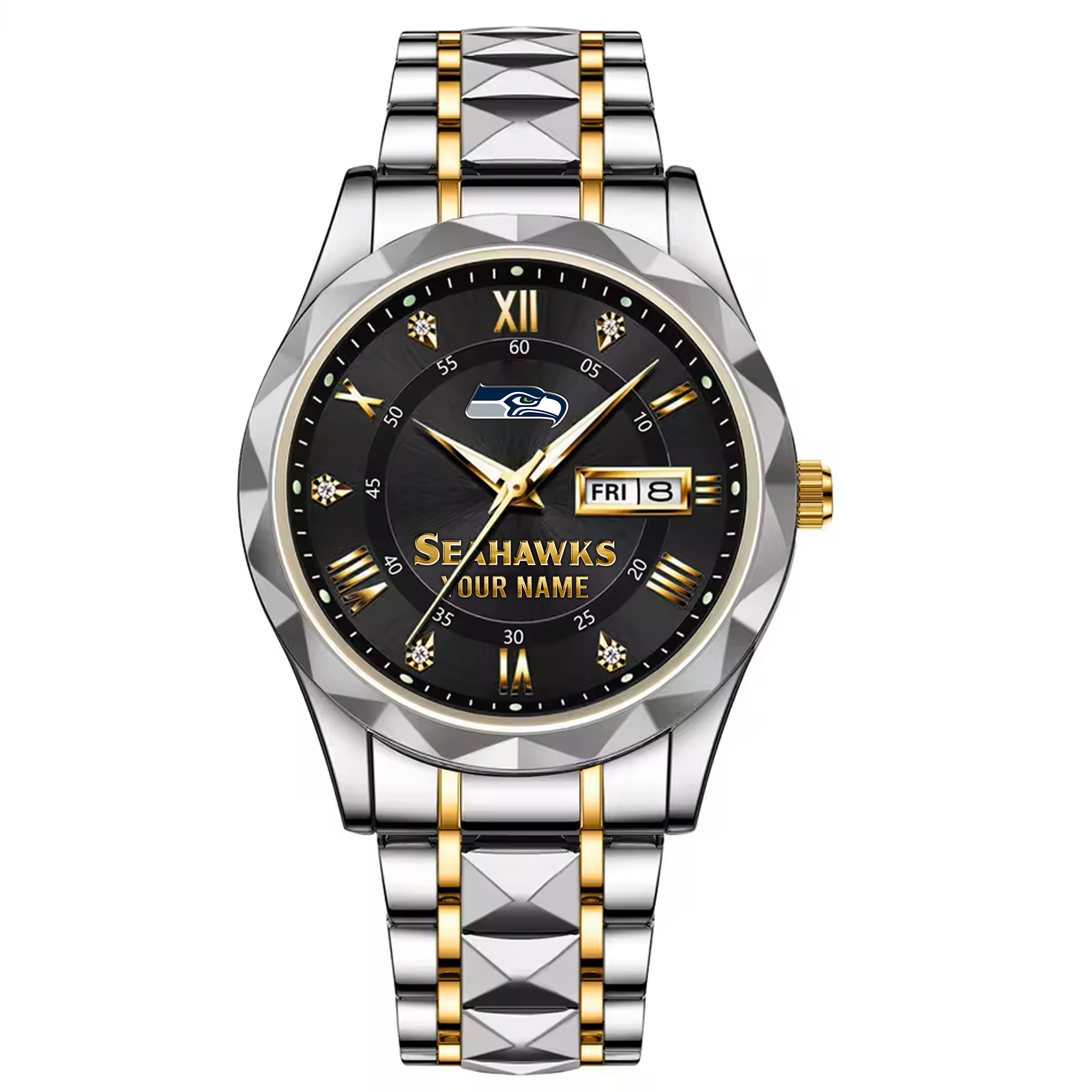 Gold Silver Black-
