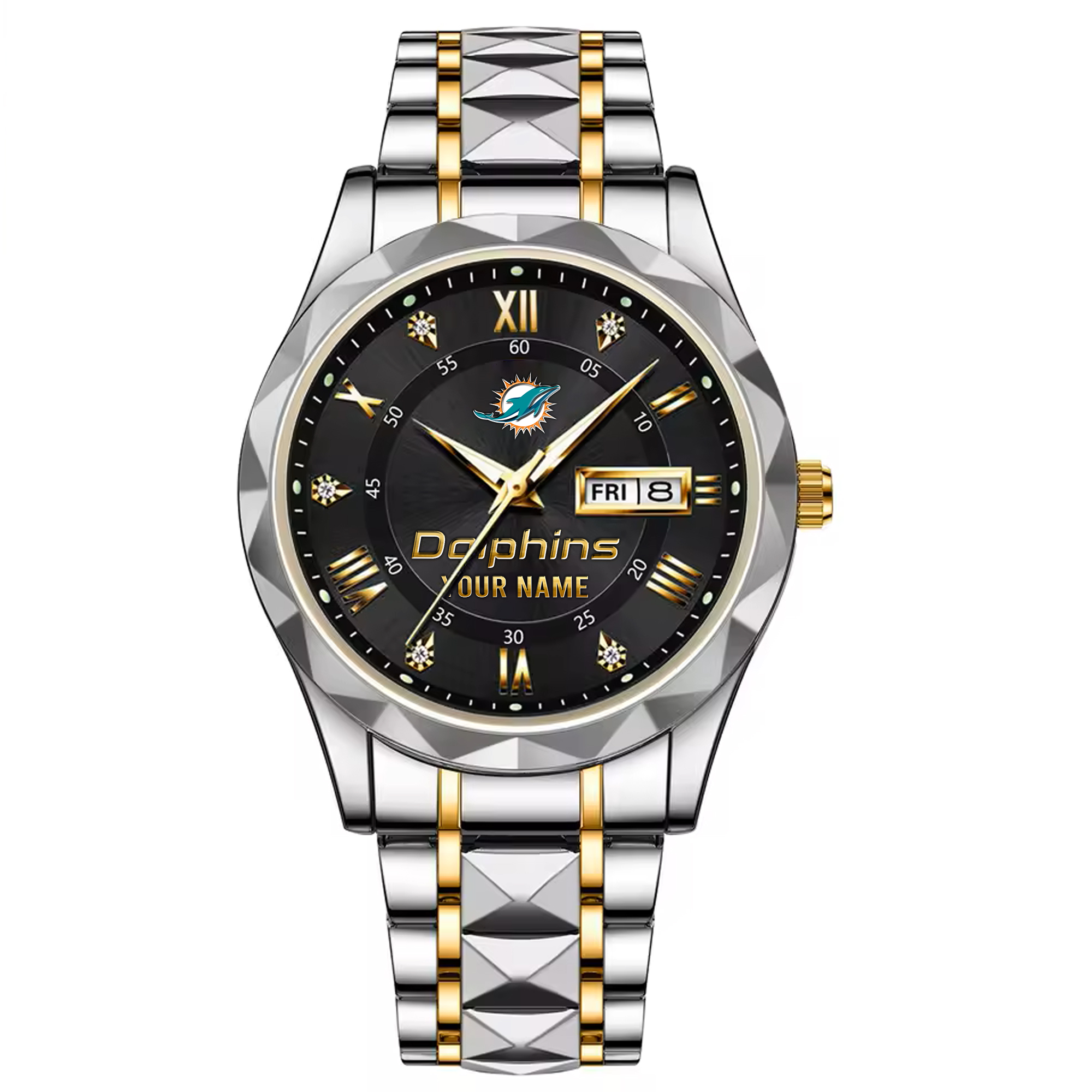 Gold Silver Black-
