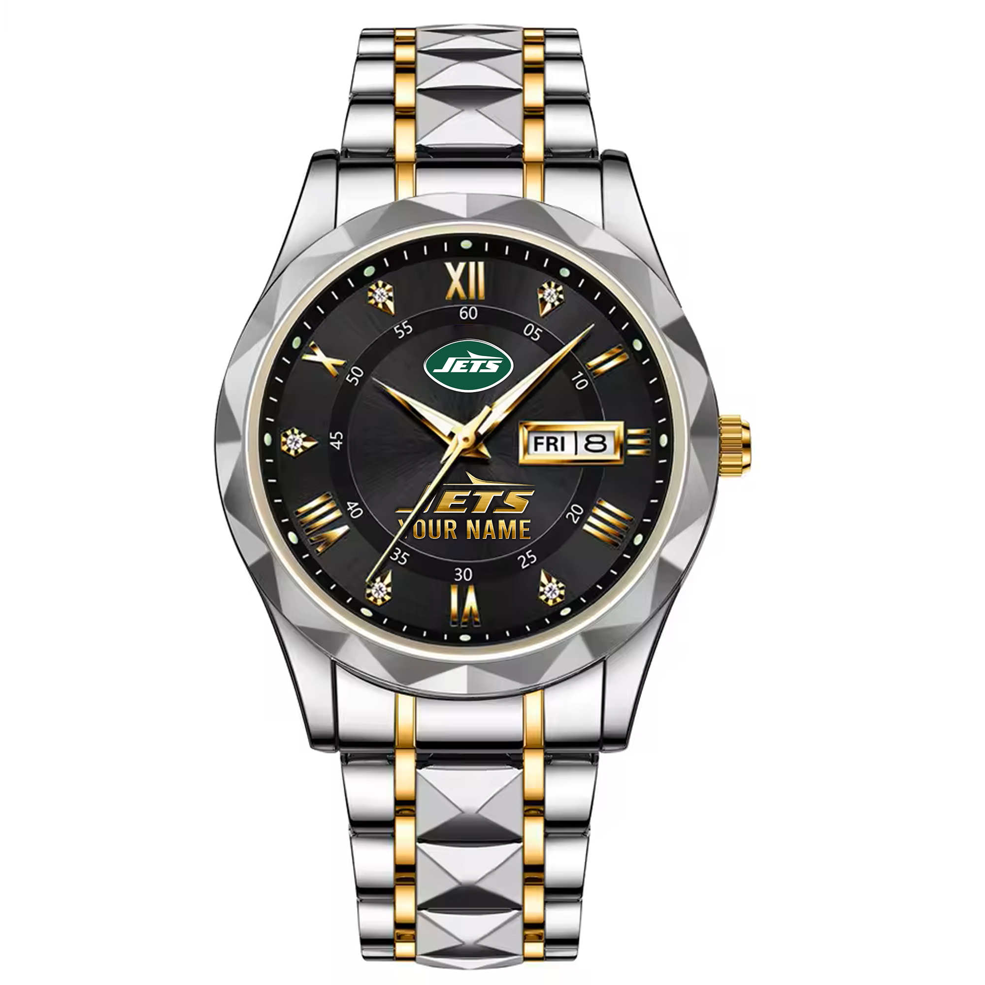 Gold Silver Black-
