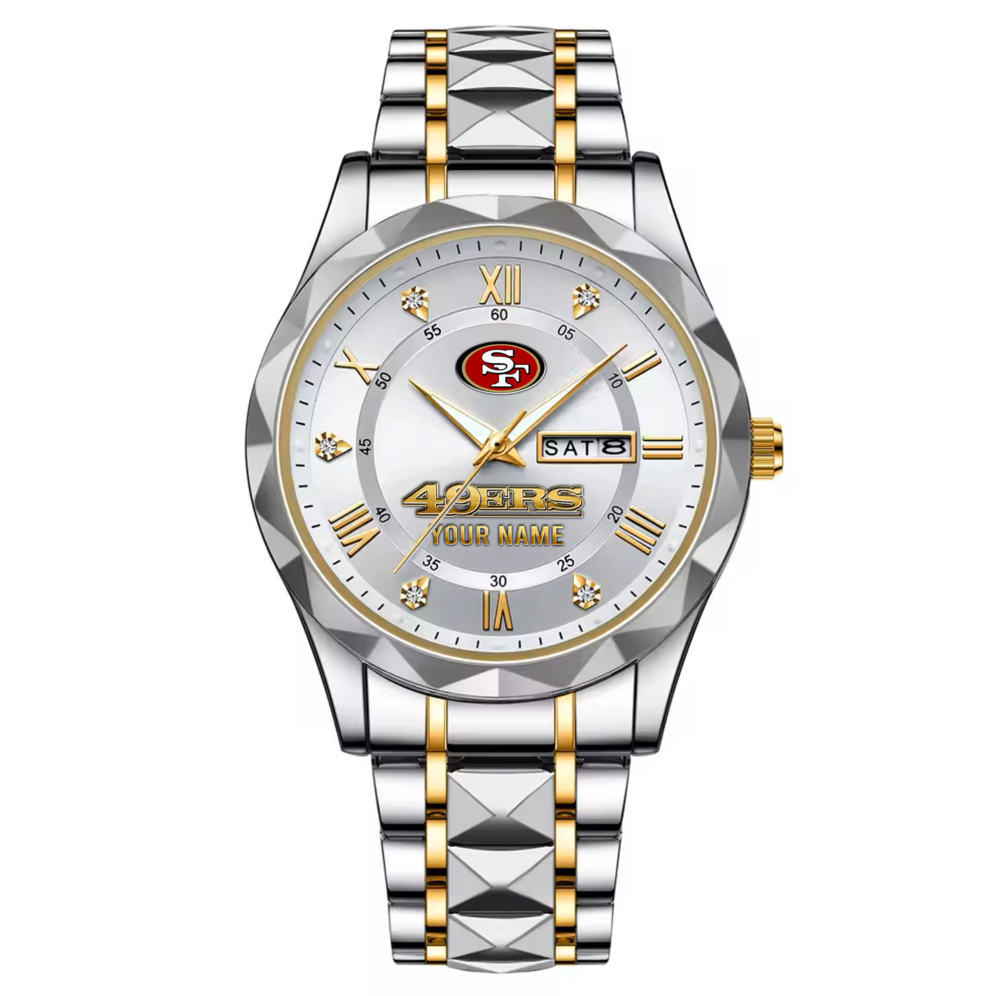 Gold Silver White-
