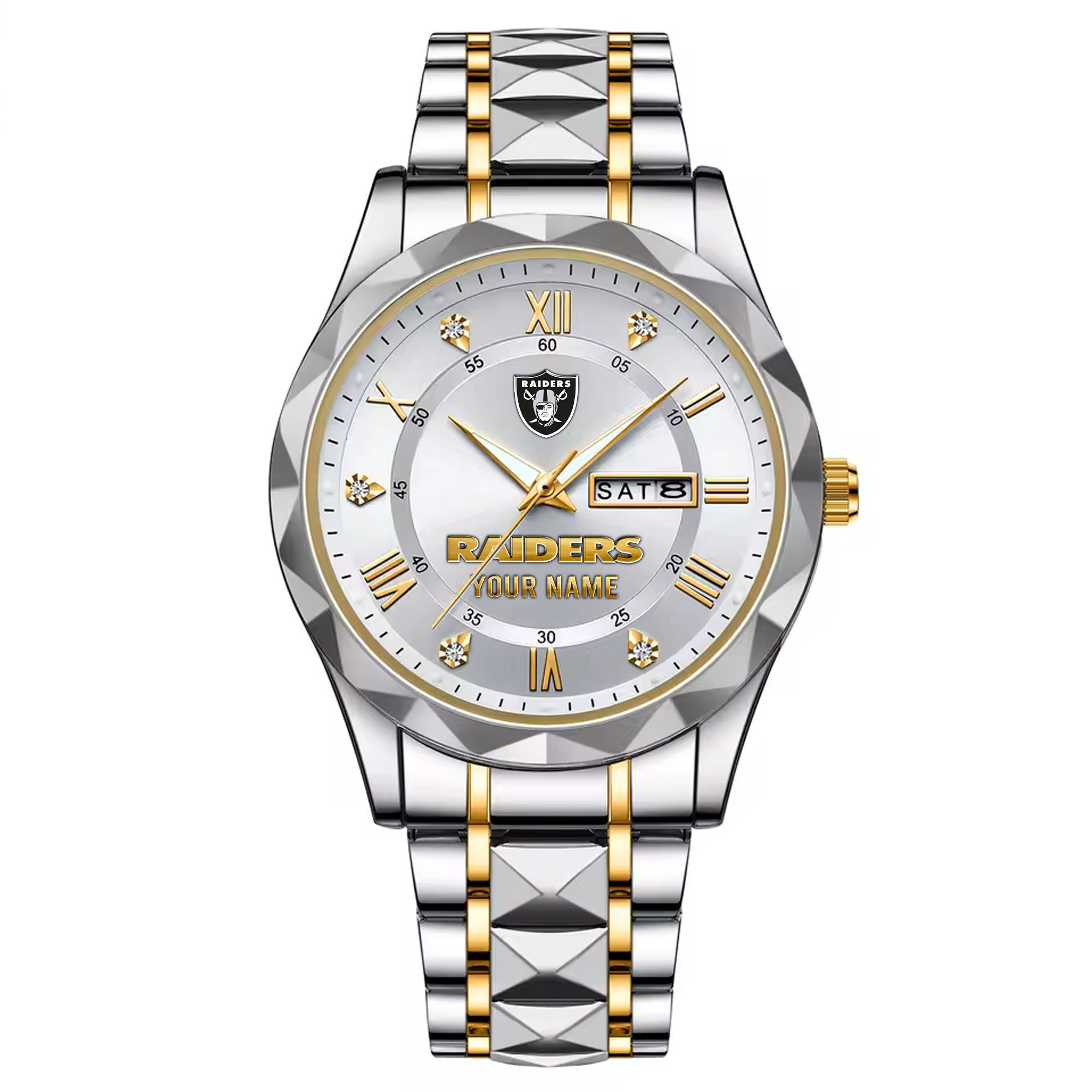 Gold Silver White-