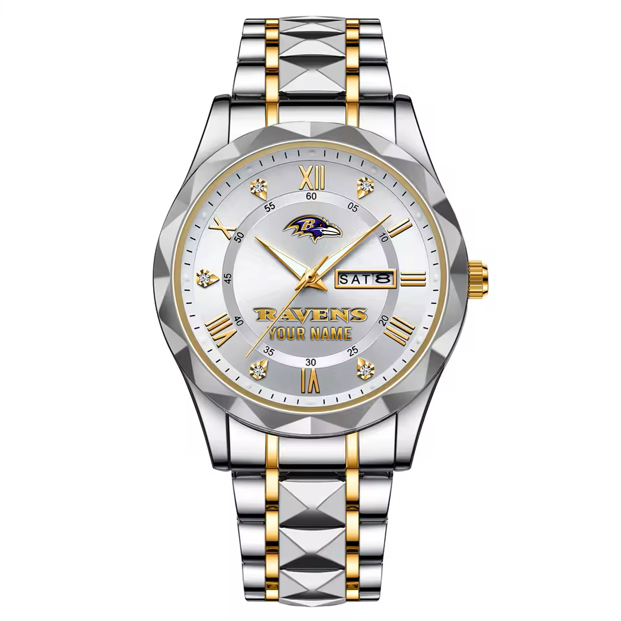 Gold Silver White-