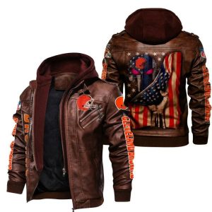 VS03 CLBR Designed Casual Winter Leather Jacket