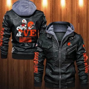 VS04 CLBR Designed Casual Winter Leather Jacket