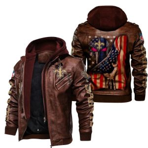 VS03 NOST Designed Casual Winter Leather Jacket