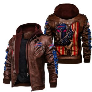 VS04 BFBL Designed Casual Winter Leather Jacket