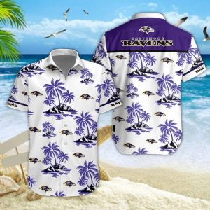 VS01 BLRAV Unisex Summer Casual Hawaiian Shirts