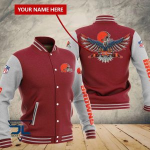 VS02 CLBR Custom Name Casual Baseball Jacket