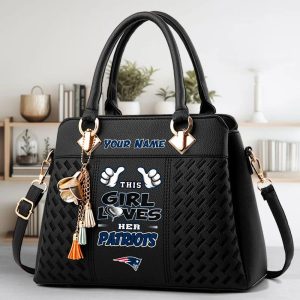 VS01 NEPT Custom Name Classic Leather Handbag