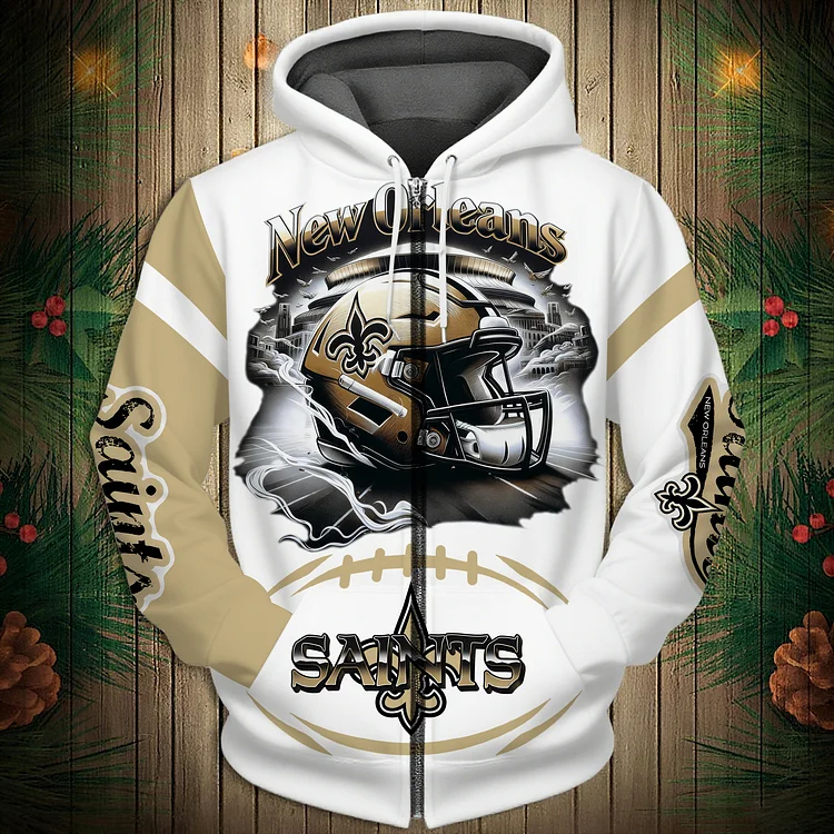 New Orleans Saints 2026 New 3D Stadium Pattern Hoodie (1)