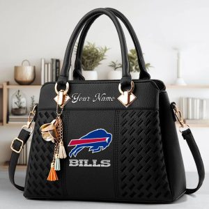 VS05 BFBL Custom Name Classic Leather Handbag