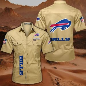 VS01 BFBL Custom Name Military Cargo Cotton Shirts