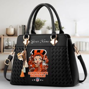 VS03 CNBG Custom Name Classic Leather Handbag
