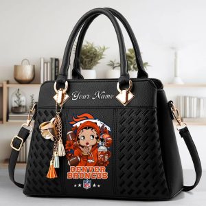 VS04 DNBR Custom Name Classic Leather Handbag