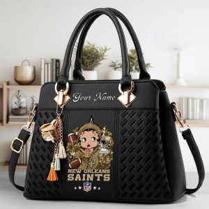 VS03 NOST Custom Name Classic Leather Handbag