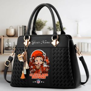 VS03 CLBR Custom Name Classic Leather Handbag