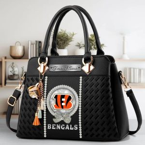 VS04 CNBG Custom Name Classic Leather Handbag