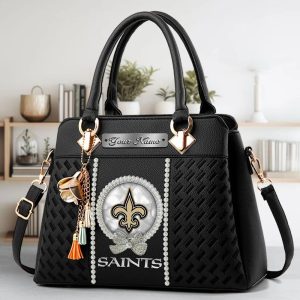 VS04 NOST Custom Name Classic Leather Handbag