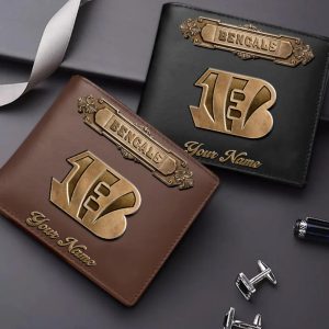 VS02 CNBG Custom Name Casual Leather Wallet