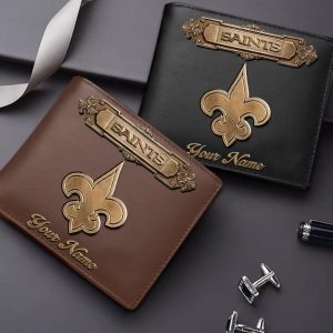 VS02 NOST Custom Name Casual Leather Wallet