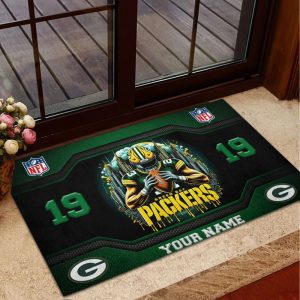 VS04 GBPK Custom Name Welcome Personalized Doormat